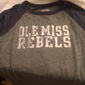 Ole Miss Rebels baseball tee size medium